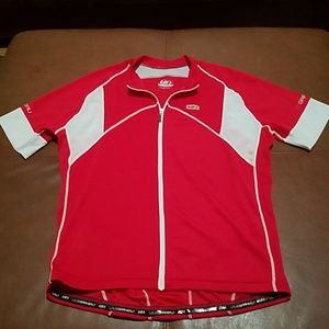 Women's Louis Garneau full zip cycling jersey